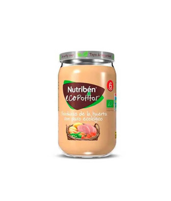 Nutribén Ecopotitos Légumes et Dinde - Savoureux mélange!