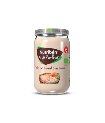 Nutribén Ecopotito Poulet Fermier avec Riz 235g: Savourez une pause gourmande