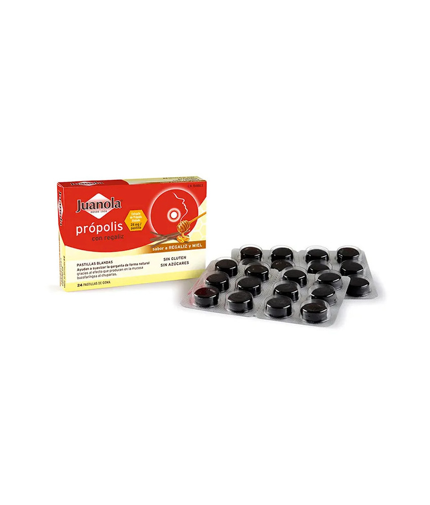 Délicieuse association de miel et de réglisse avec propolis