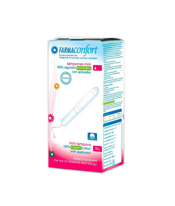 Tampon Mini Farmaconfort 18U - Confort et discrétion assurés