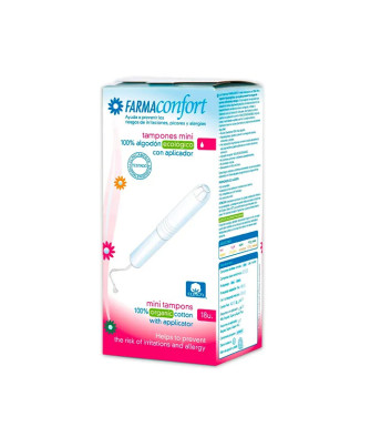 Tampon Mini Farmaconfort 18U - Confort et discrétion assurés