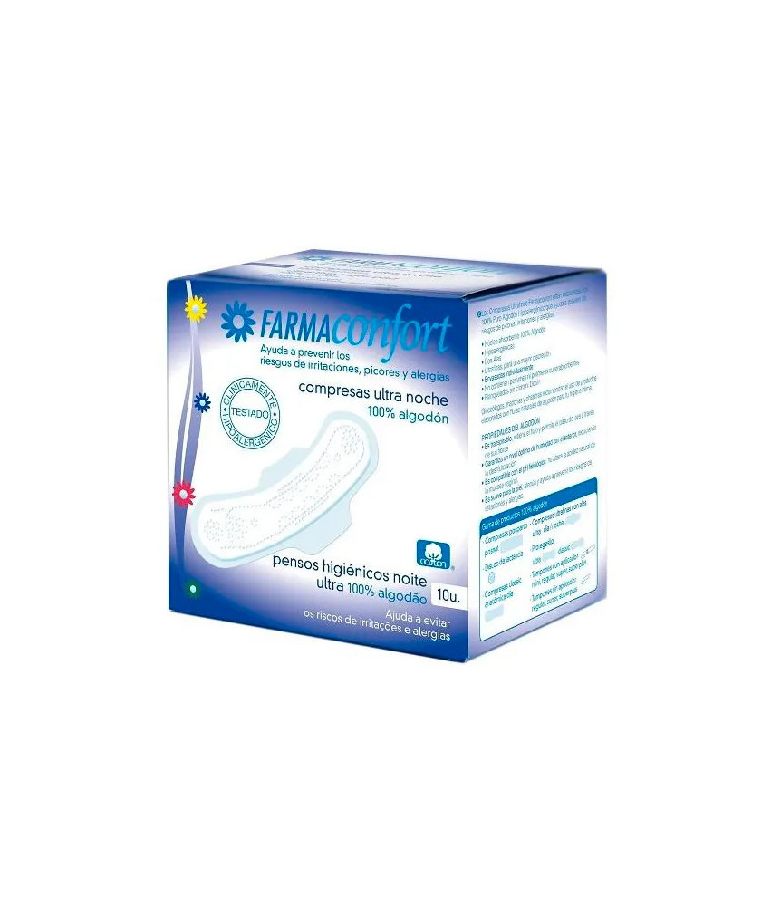 Protections nocturnes Farmaconfort Wings 10U