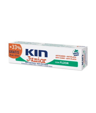 Dentifrice Junior Menthe Douce 75ml+25ml - Pour des dents saines