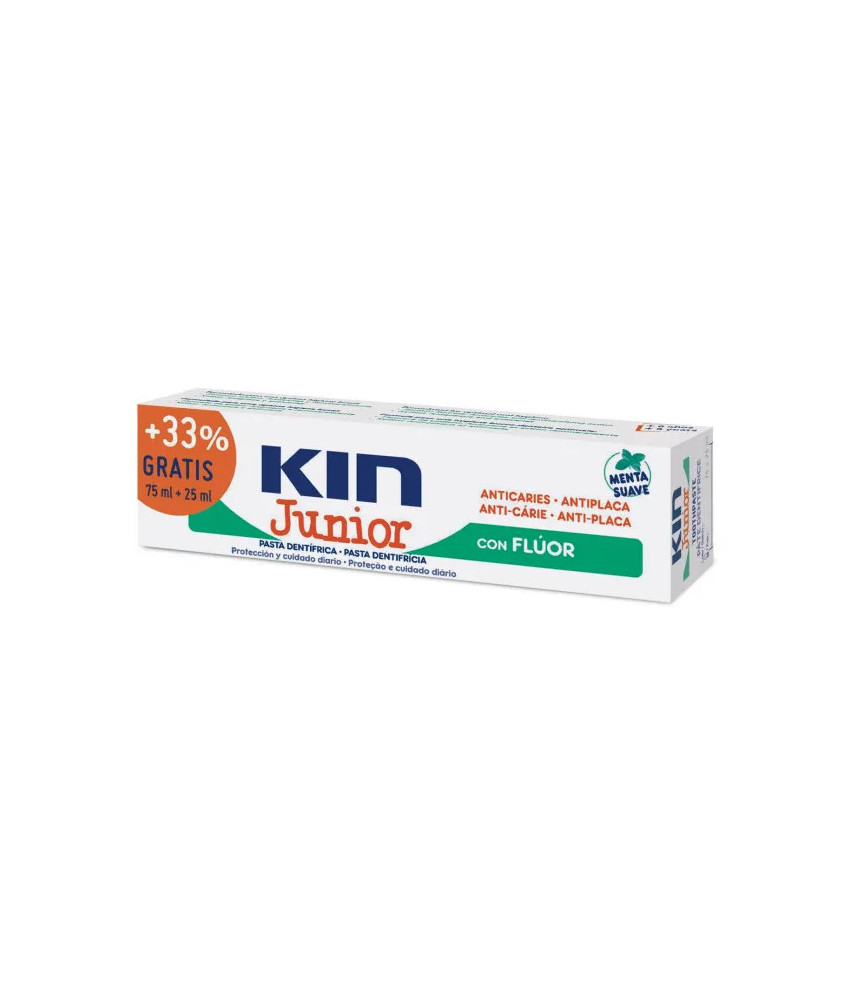 Dentifrice Junior Menthe Douce 75ml+25ml - Pour des dents saines