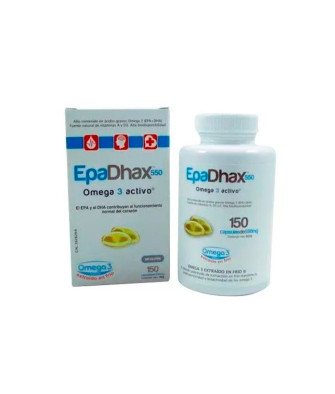 Epadhax Omega 3 Active 550mg 150 Capsules: Renforcez votre santé