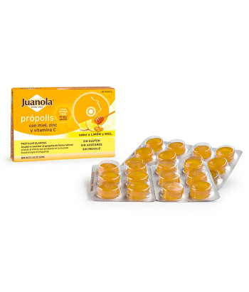 Renforcez votre système immunitaire avec Juanola Propolis Miel Zinc Vitamine C 24U
