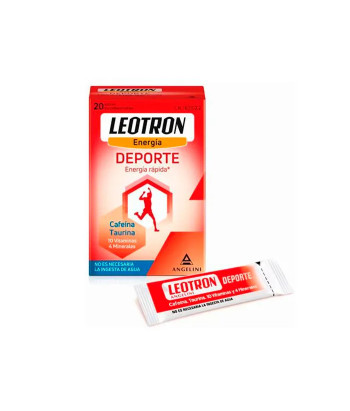 Booster d'énergie pour sportifs: Leotron Sport 20 Sachets Bucodispersibles