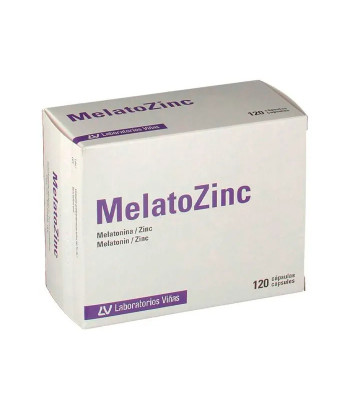 Complément alimentaire Melatozinc 120 capsules 1mg