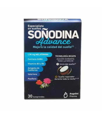 Complément alimentaire: Soñodina Advanced Melatonin 1.95mg 30 comprimés