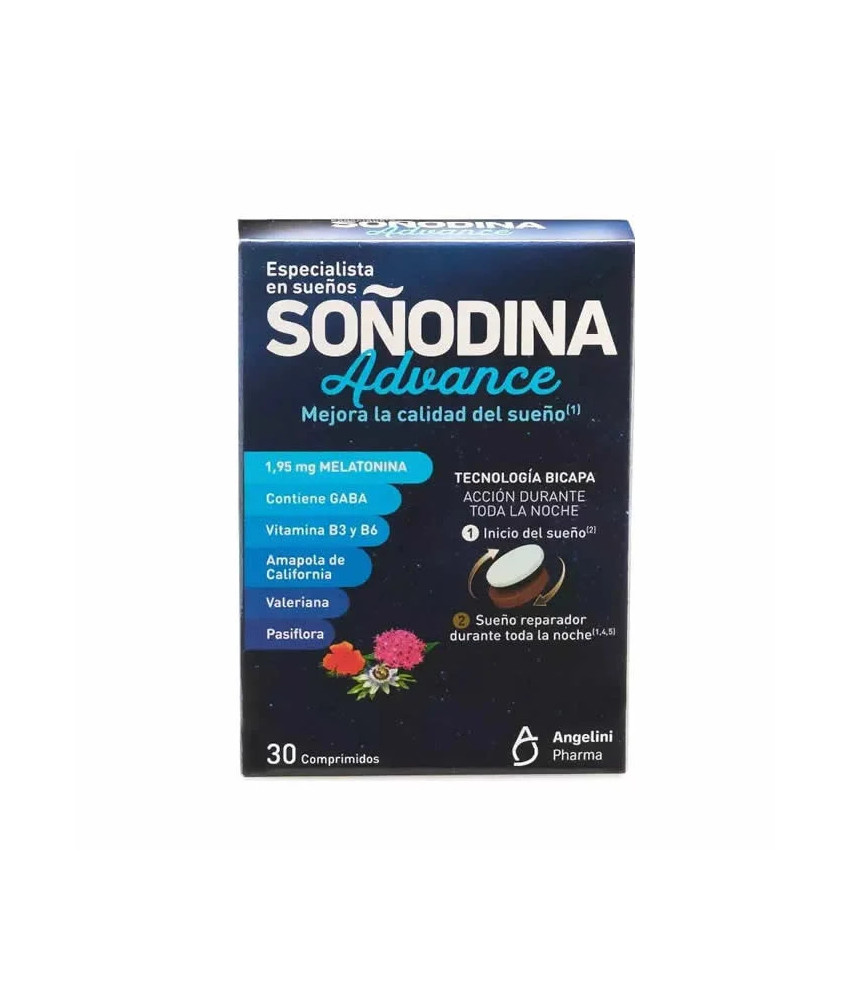 Complément alimentaire: Soñodina Advanced Melatonin 1.95mg 30 comprimés