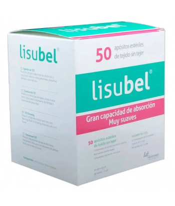 Kit premier secours : Lisubel 50 sparadraps en tissu stérile 10x10