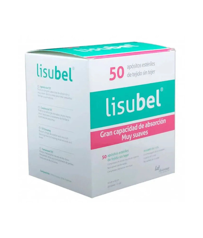 Kit premier secours : Lisubel 50 sparadraps en tissu stérile 10x10