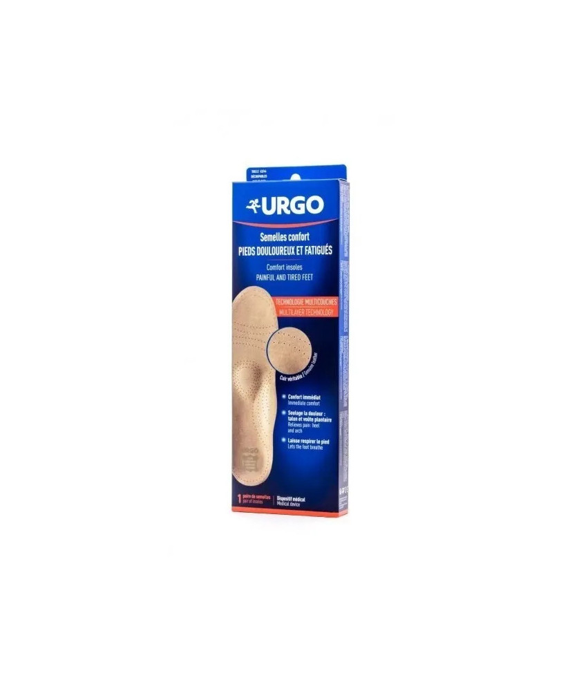 Semelles de confort Urgo 36-38: pour un confort optimal