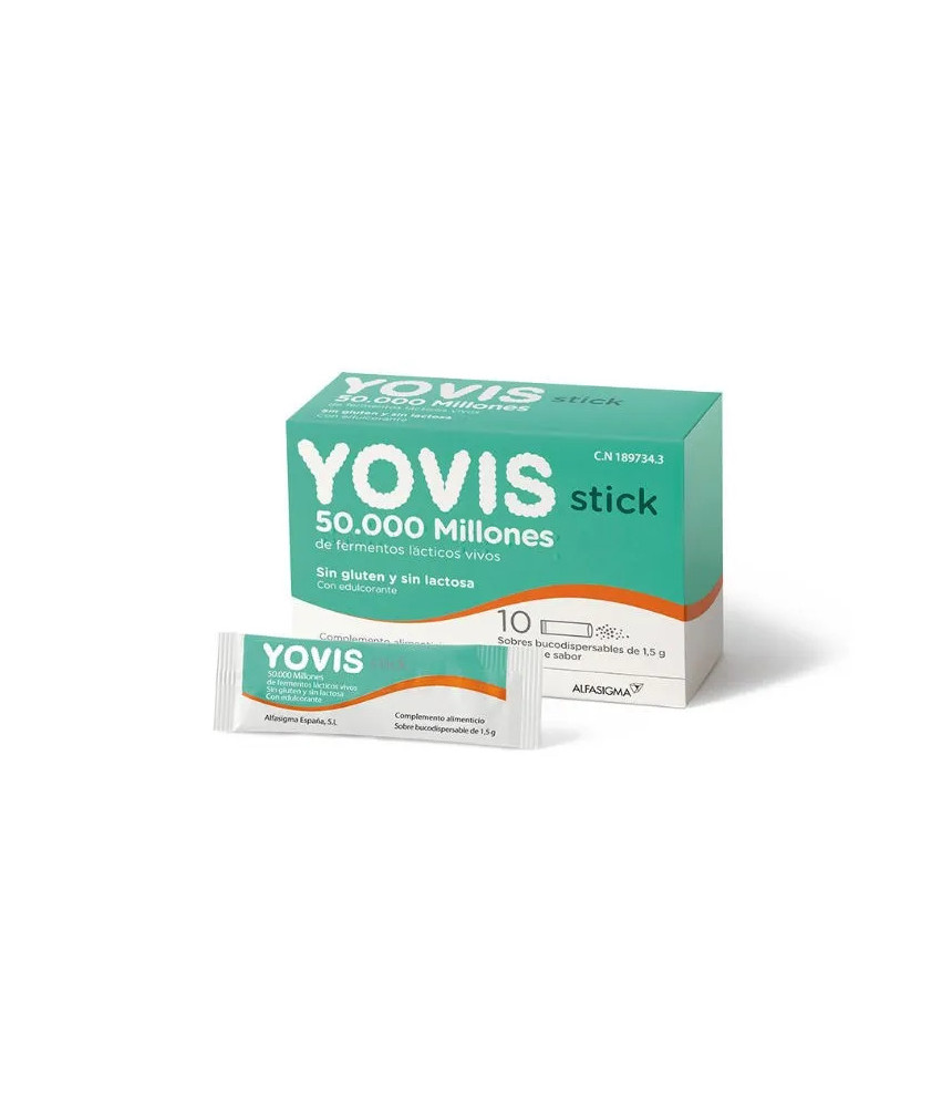 Booster votre flore intestinale avec Yovis 10 Stick Bucodispensable