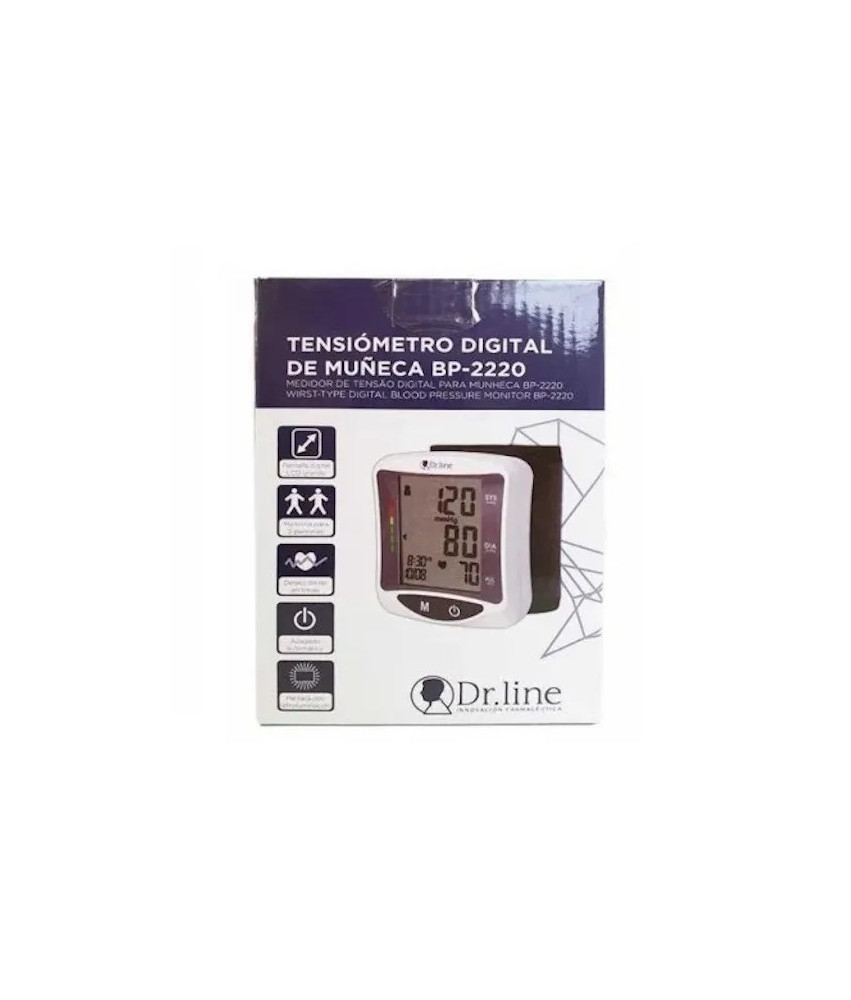 Tensiomètre numérique de poignet Dr.Line BP2220