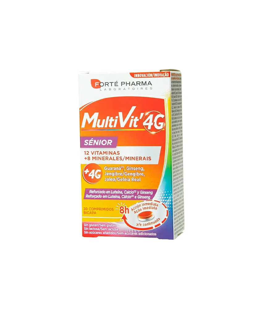 Forté Pharma 12 Multivit 4G Sénior - Boostez votre vitalité
