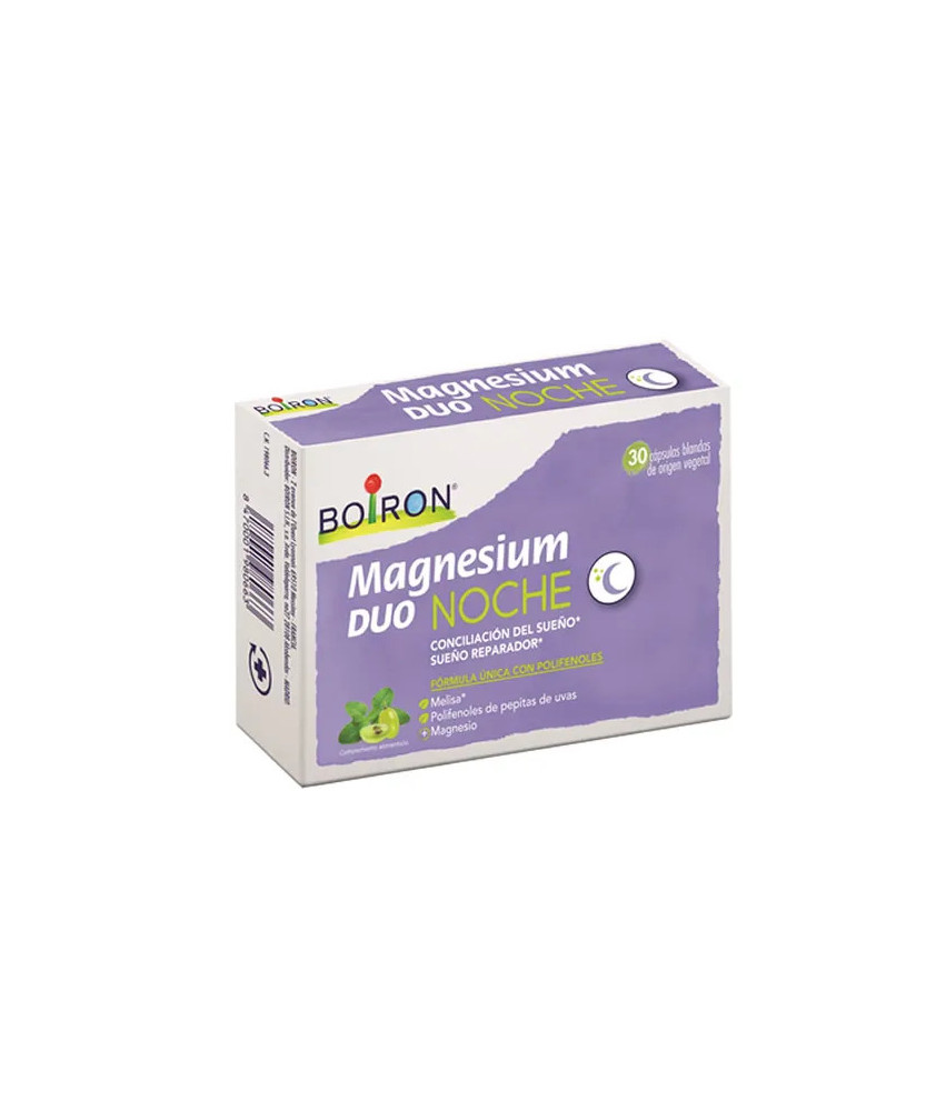 Complément alimentaire: Magnésium Duo Nuit 30 Gélules Boiron