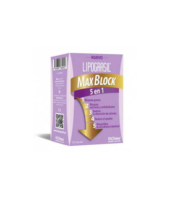 Lipograsil Max Block 5 en 1 120 Capsules - Compléments alimentaires efficaces