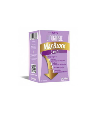 Lipograsil Max Block 5 en 1 120 Capsules - Compléments alimentaires efficaces