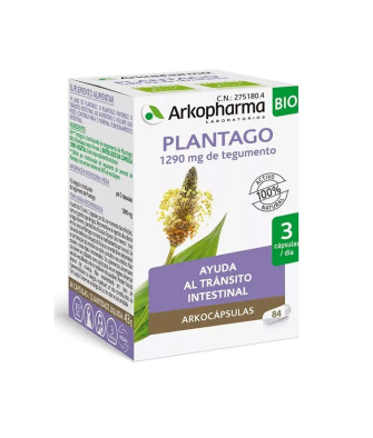 Arkopharma Arkocapsulas Plantago 84 Capsules - Bien-être Digestif