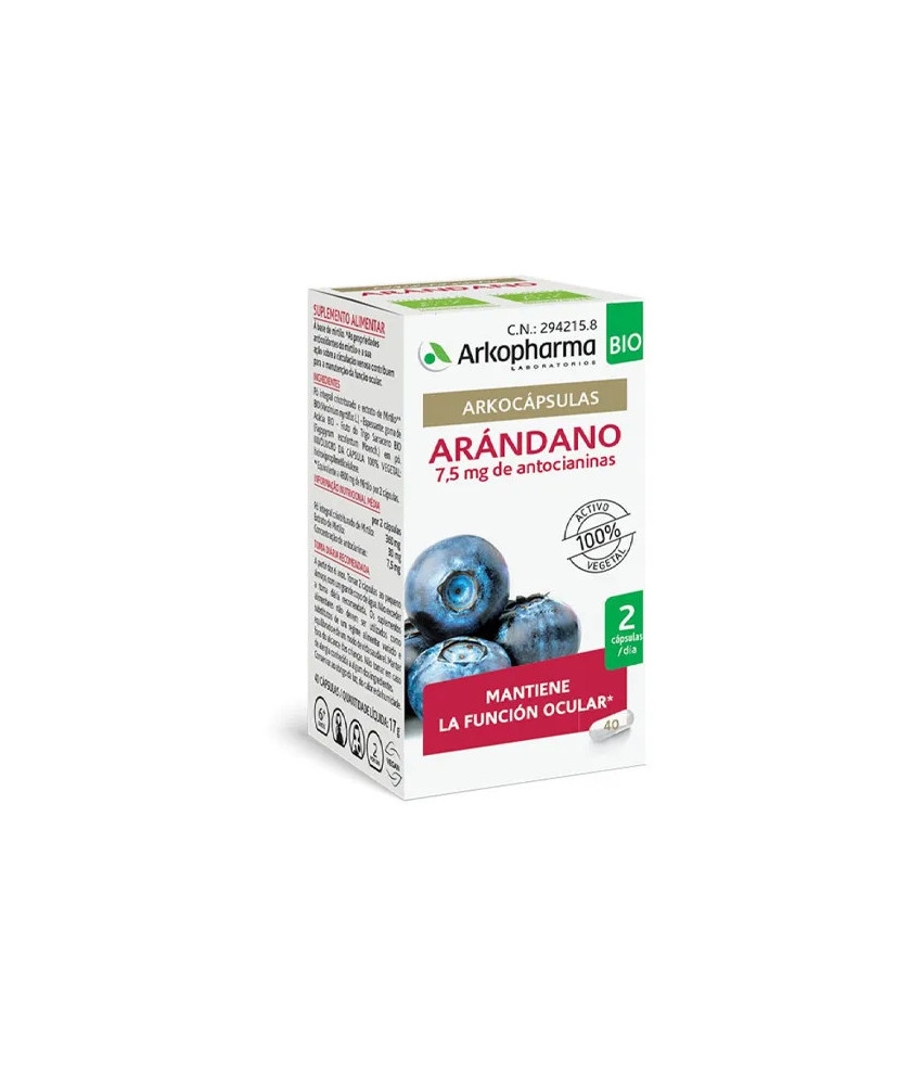 Arkopharma Arkocapsulas Myrtille Bio - Renforcez Vos Yeux Naturellement
