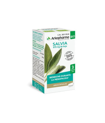 Arkopharma Arkocapsulas Sauge 45 Capsules - Bien-être digestif