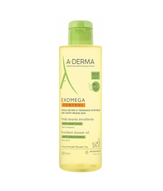 A-Derma Exomega Huile de Douche 500ml - Peau nourrie en douceur