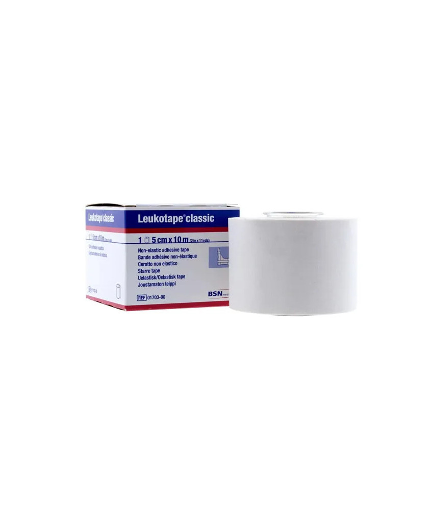 Bandage Leukotape 5X10 cm Réf. 1703 pour kit de premiers secours