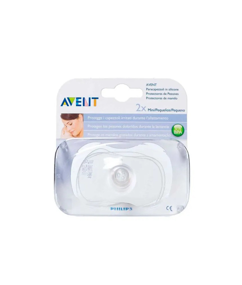 Protégez vos mamelons avec ces boucliers en silicone - Avent 2 Mini Boucliers