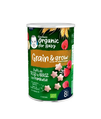 Collation bio Gerber - Céréales et Framboises 35g