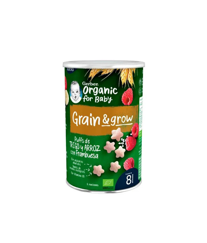 Collation bio Gerber - Céréales et Framboises 35g