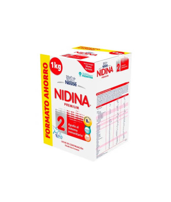 Lait infantile Nidina 2 Premium Continuation 1000g
