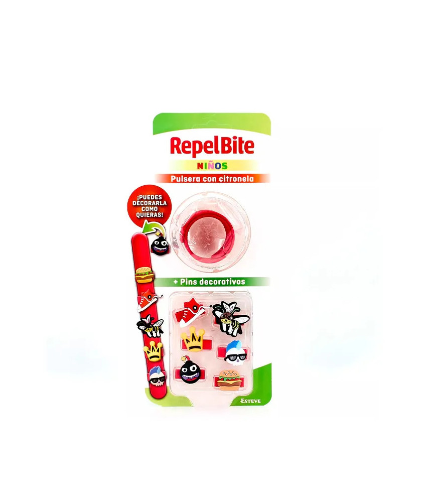 Bracelet Anti-Moustiques Enfants + Épingles Décoratives