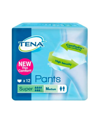Tena Pants Super Medium 12U: Protection efficace et confortable