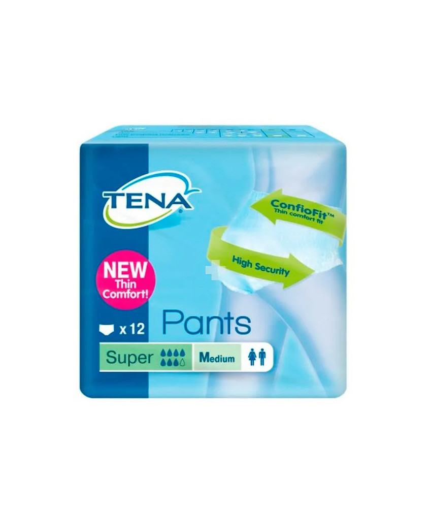 Tena Pants Super Medium 12U: Protection efficace et confortable