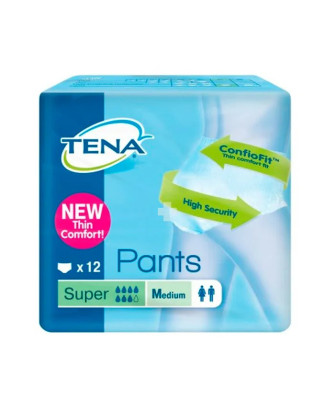 Tena Pants Super Medium 12U: Protection efficace et confortable
