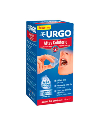 Solution rapide contre les aphtes - Urgo Aftas Bain de Bouche 150ml