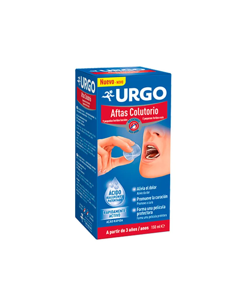 Solution rapide contre les aphtes - Urgo Aftas Bain de Bouche 150ml