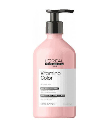Revitalisez vos cheveux colorés avec le conditionneur professionnel L'Oréal Professionnel Vitamino Color 500ml
