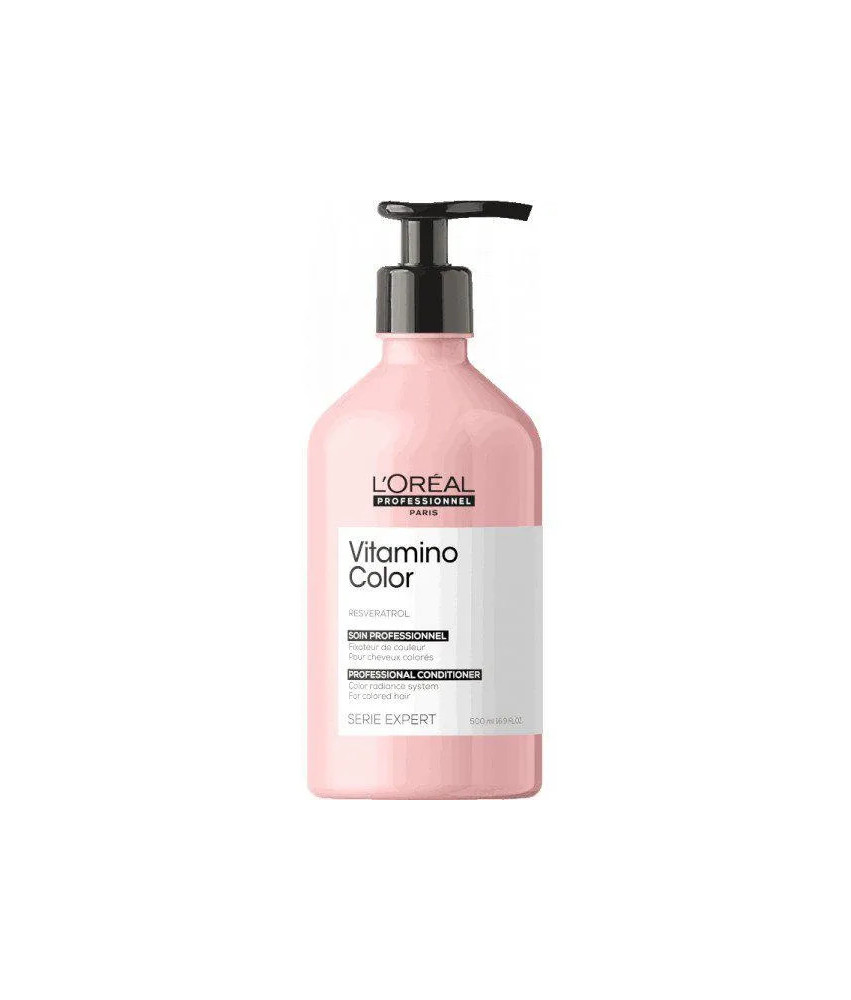 Revitalisez vos cheveux colorés avec le conditionneur professionnel L'Oréal Professionnel Vitamino Color 500ml