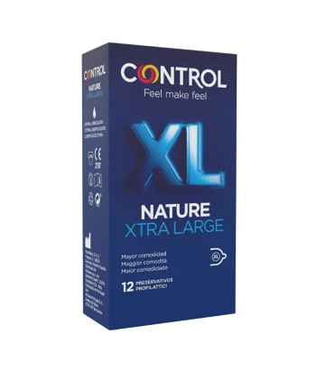 Contrôle Nature XL: 12 préservatifs pour une protection maximale