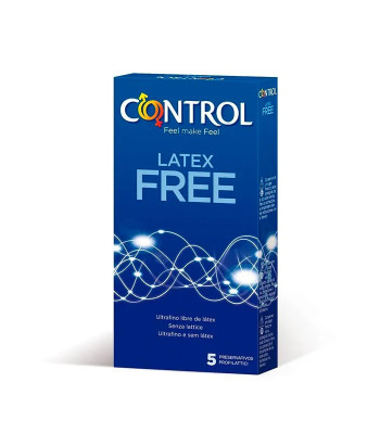 Contrôle Latex Free Préservatifs 5 Unités - Protection Sans Latex