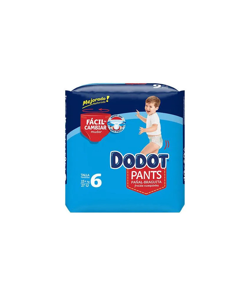 Culottes Dodot taille 6 27 Uds - Protection fiable et confortable