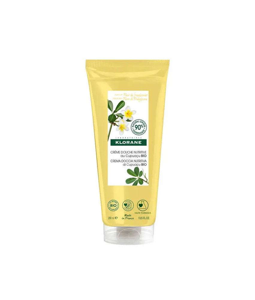 Klorane Crème Douche Fleur de Frangipanier 200 ml - Douceur florale