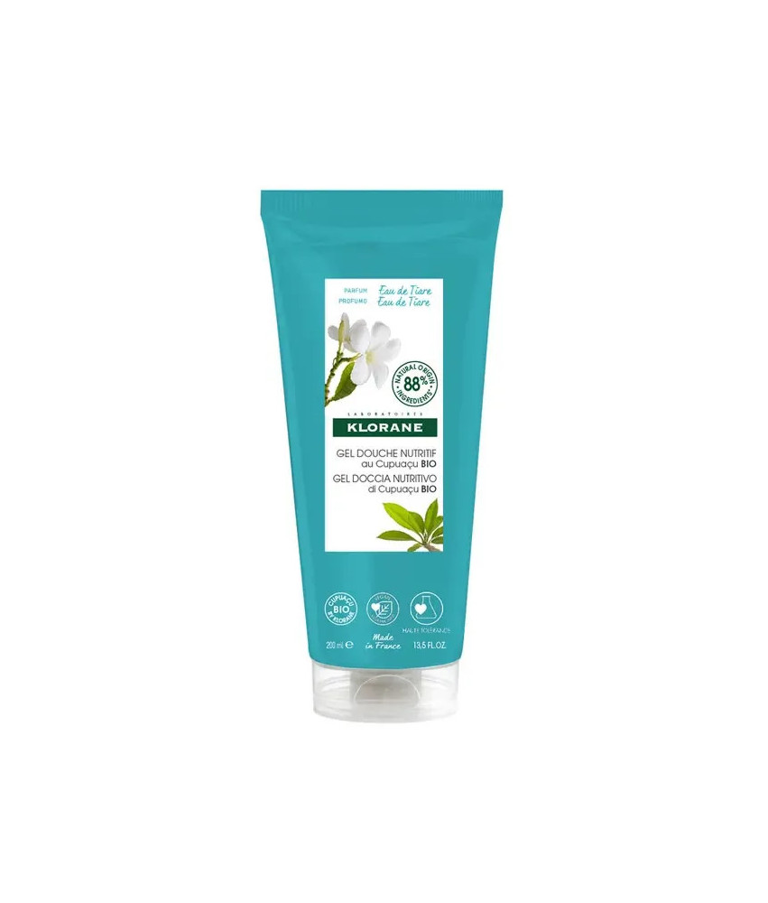 Gel Douche Eau de Tiaré 200 ml Klorane
