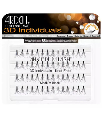Faux cils individuels Ardell 3D Medium Black - ARDELL