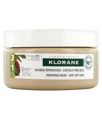 Masque réparateur pour cheveux secs: Klorane Cupuazu 150ml