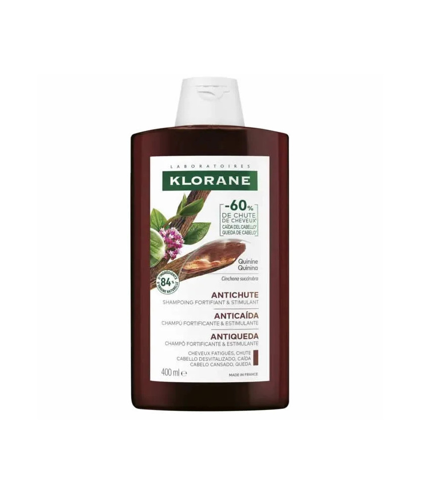 Shampooing Klorane Quinine 400ml: Renforcez vos cheveux!