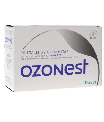  Lingettes ophtalmiques Esteve Ozonest: nettoyez vos yeux en douceur