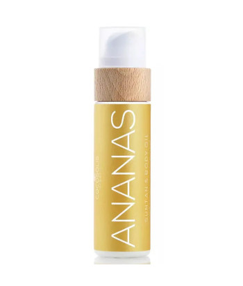 Bronzage tropical avec l'huile solaire Cocosolis Ananas 110ml